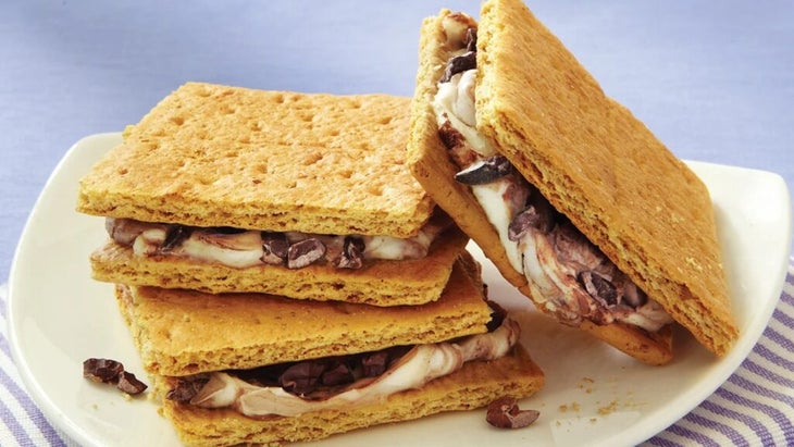 Cream Cheese S'mores campfire desserts