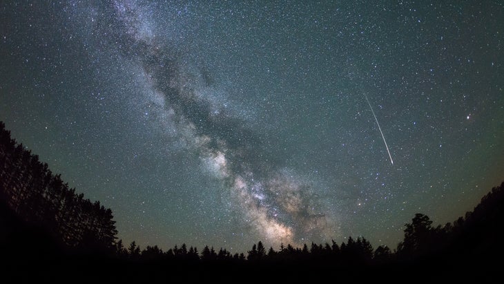 Camping at cherry springs state park under the Milky Way.