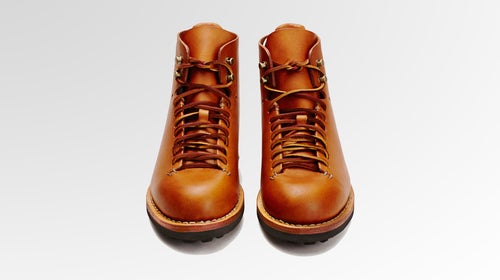 The Feit Wool Hiker is a handmade, full-leather boot with a merino lining and Vibram outsole.