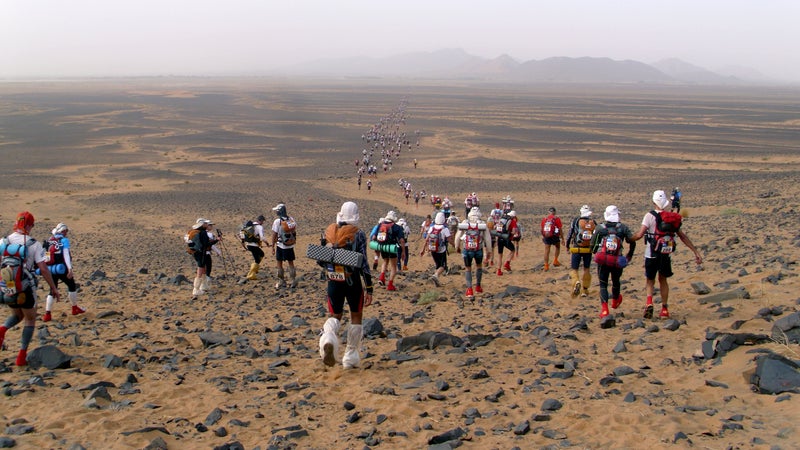 The Marathon des Sables is a six-day ultramarathon that stretches 155 miles through the Sahara in southern Morocco.