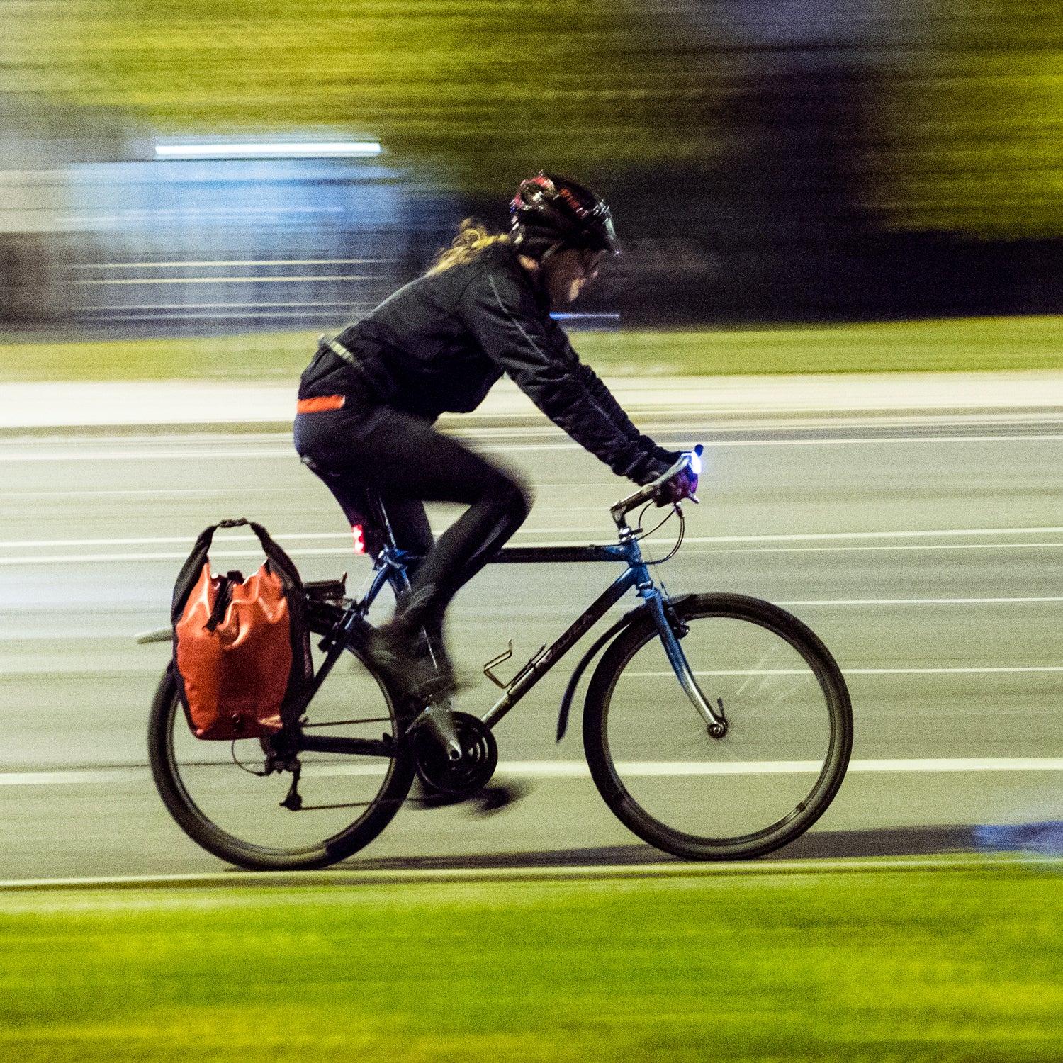 Florida is the only other state that requires a rear bike light at night.