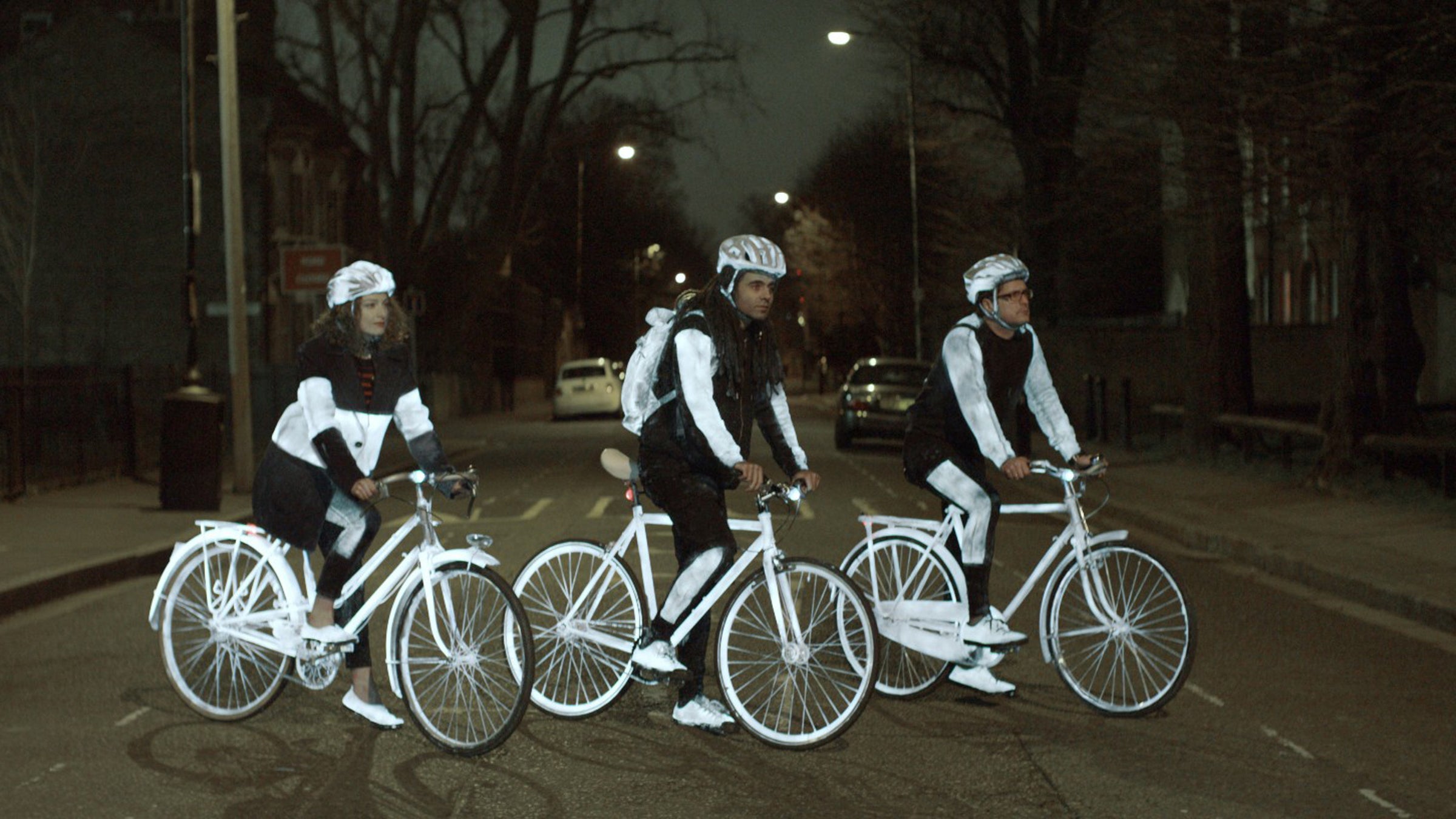 Volvo hopes cyclists will use LifePaint to coat helmets, apparel, and bikes to make themselves more visible to drivers when riding after dark.