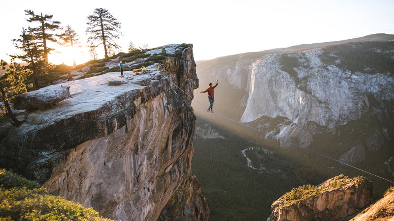 Rogers discovered slacklining about 12 years ago at a rock climbing competition. The slackline engrossed him so much that he never entered the competition.