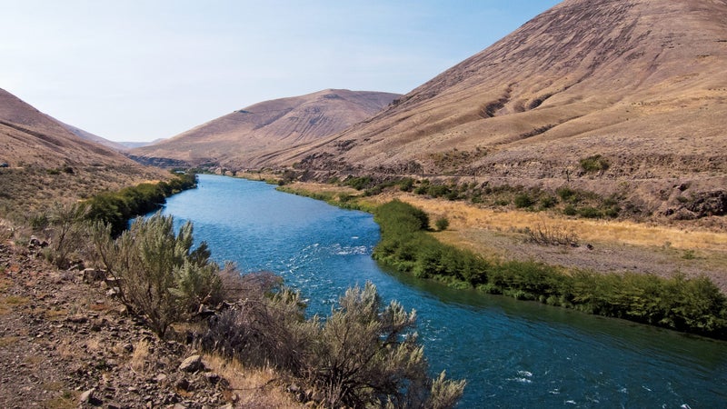 A sunny day on the Deschutes River in Maupin, Oregon. 鈥淭his is the greatest river in America,鈥 Joe said. 鈥淚t鈥檚 the only one I know of that鈥檚 both a great steelhead river and a blue-ribbon trout stream.