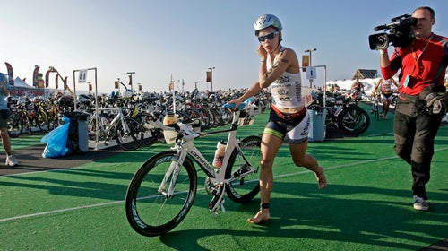 Australian Ironman champ Mirinda Carfrae has made the podium all six times she competed.