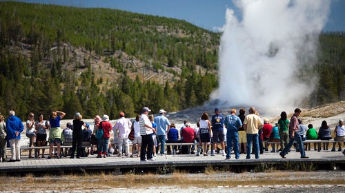 Ground penetrating radar will scan features like fractures, vents, and cavities under Old Faithful.