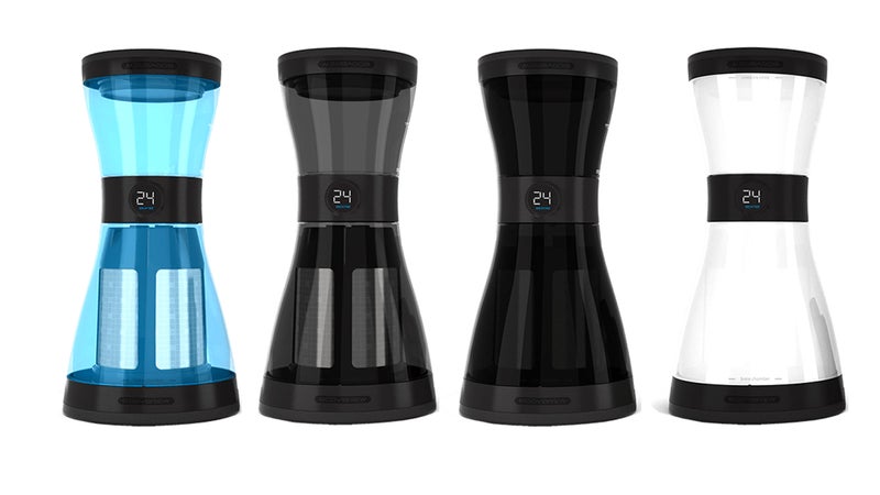 BodyBrew's system comes in four different design schemes. From left to right: Sky, Shadow, Stealth, and Snow.