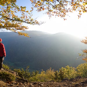 hiker at Black Forest Mountains, Germany