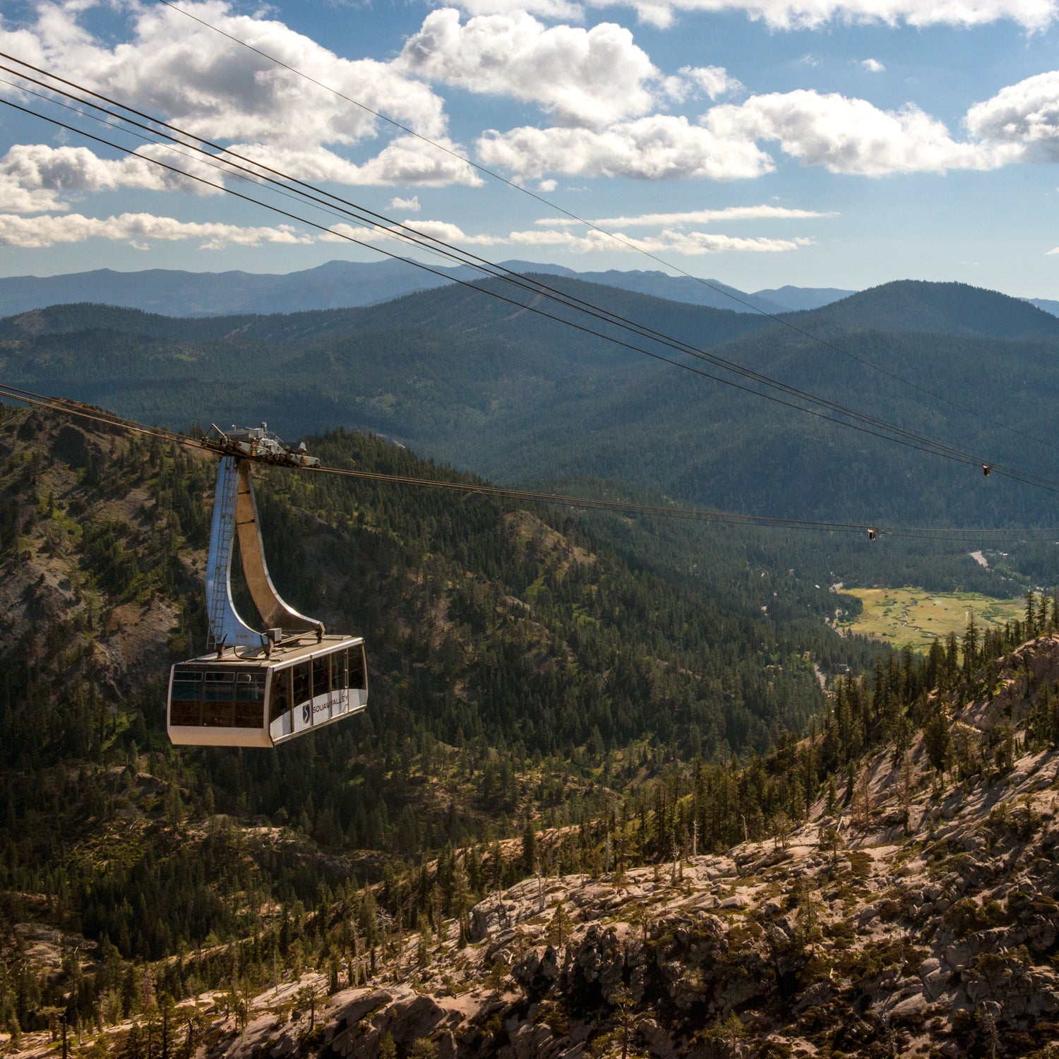 The gondola would make Squaw Valley/Alpine Meadows the largest ski area in the United States.