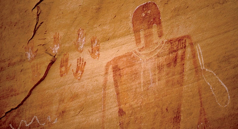 The Big Man Panel in Grand Gulch Primitive Area