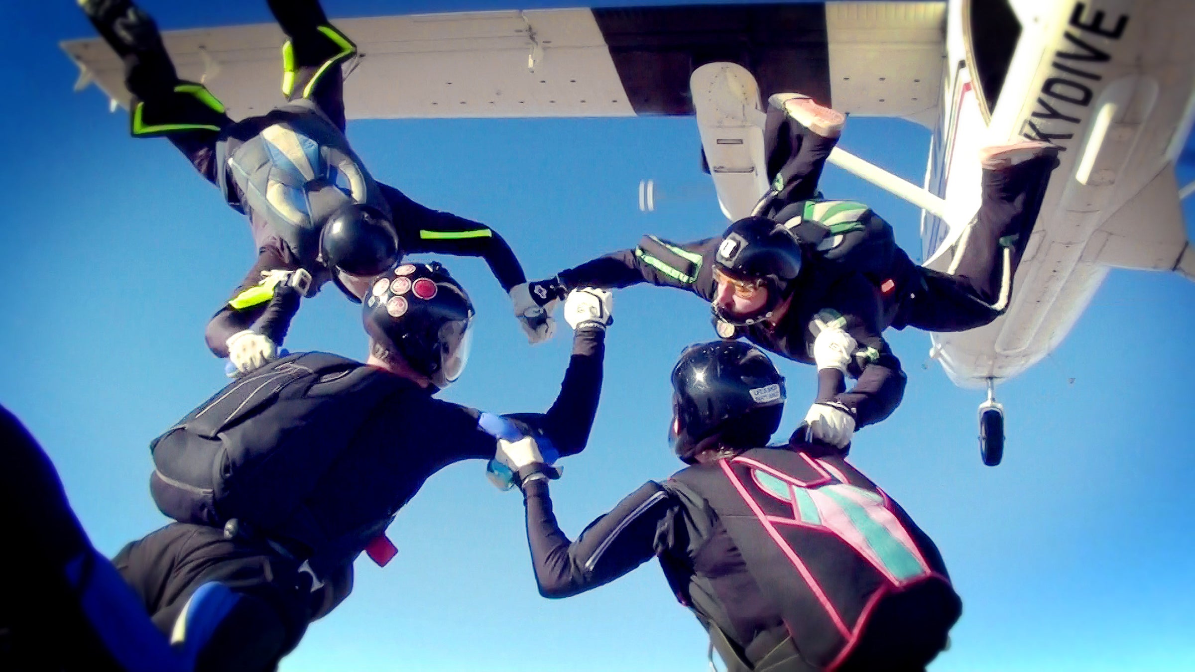 'Beyond the Thrill' explores the reasons why a person would want to jump out of a plane thousands of times. 