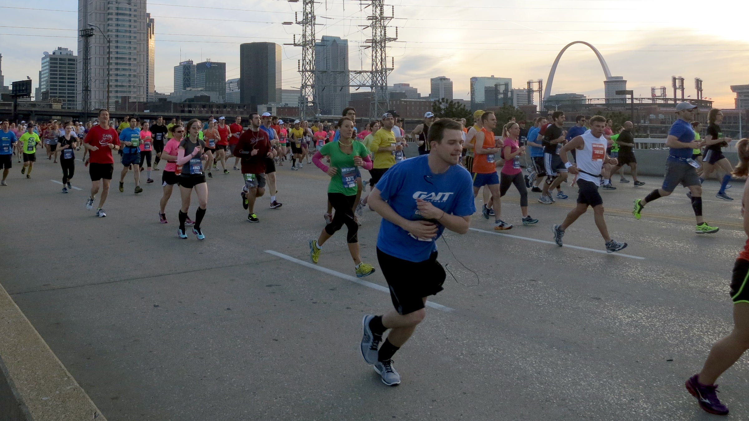 Kendall Schler probably entered the course somewhere toward the end of the Go! St. Louis Marathon.