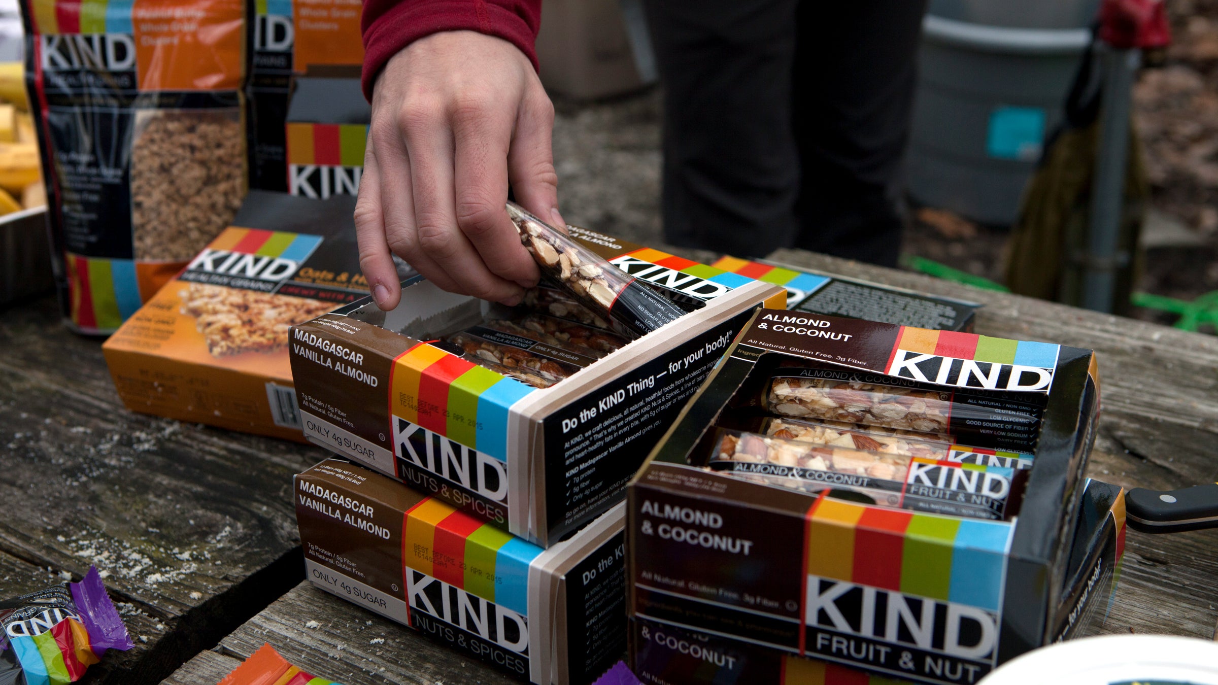 The FDA says that Kind’s Almond and Coconut bar, among others, does not meet requirements to put “healthy” on the label.