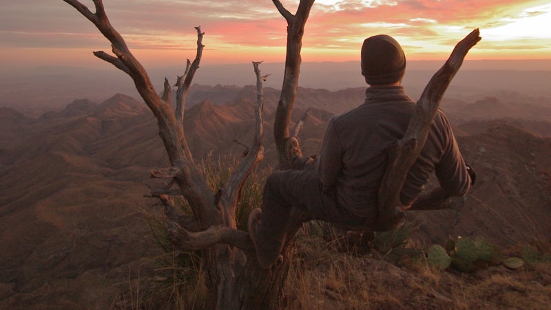 The perfect spot to take in the last light of the day.