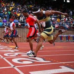 To qualify for the men's 100 meters, you'll have to run it in 10.16 seconds or less.