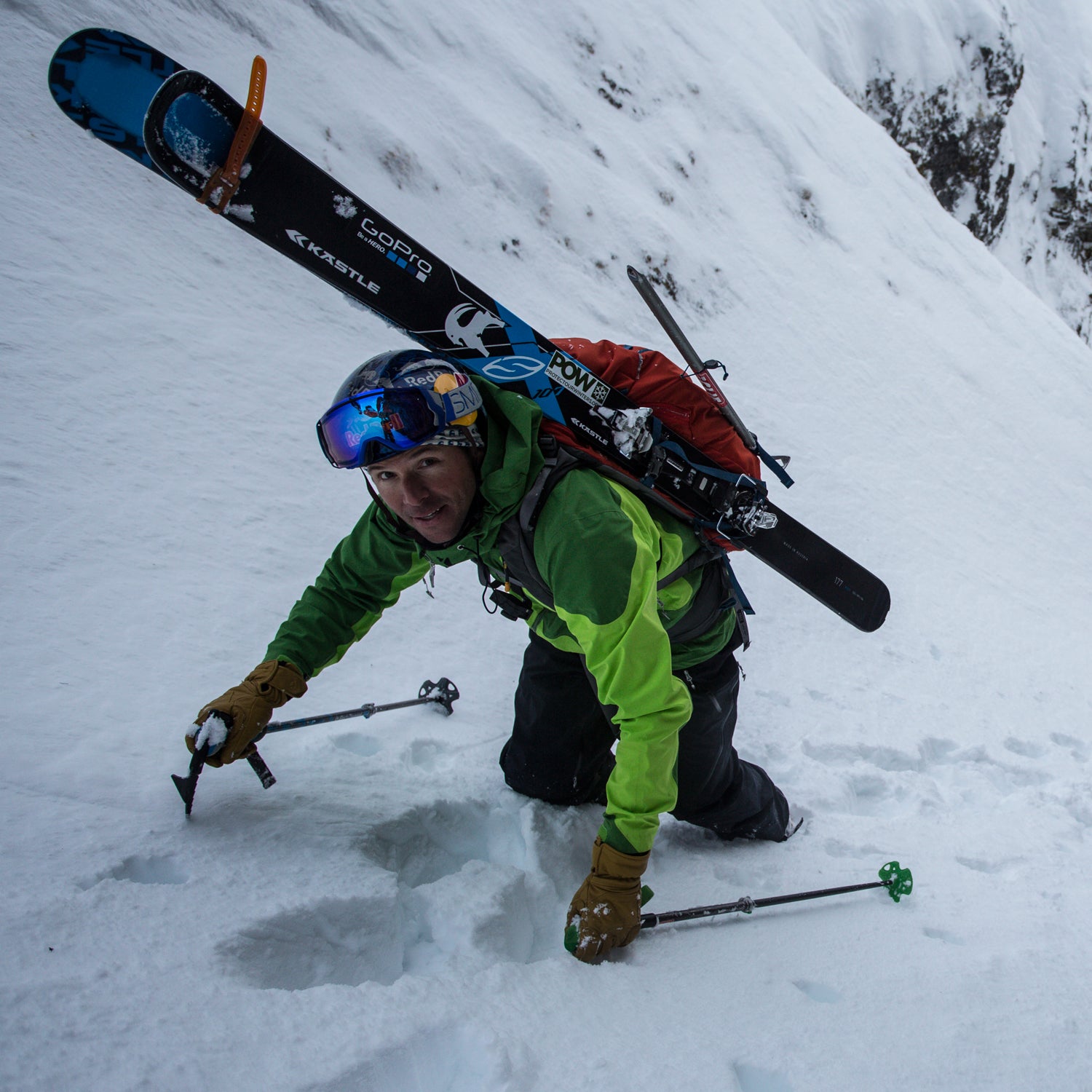 Chris Davenport in Svalbard, Norway in May 2014.