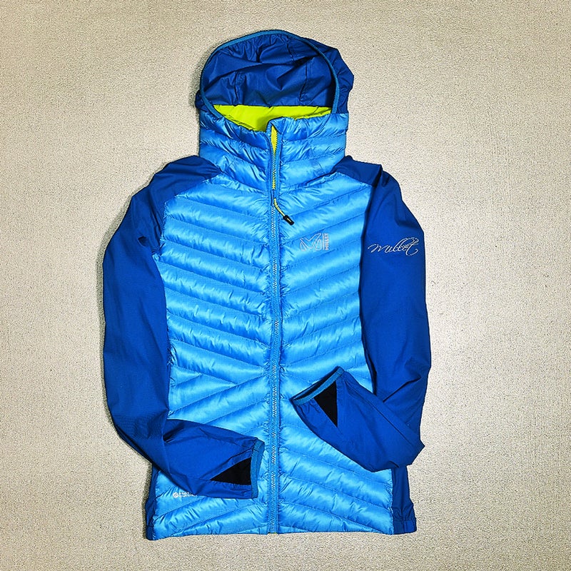 Best For: A Little Extra Warmth To create the perfect spring layer, Millet incorporated 700-fill down panels (using 90 percent duck feathers instead of pricier goose) on the front, back, and collar and paired them with lightweight nylon-stretch fabric on the arms, shoulders, and hood. The whole package ($200) is windproof, water-repellent, and surprisingly slim fitting for a puffy. millet.fr
