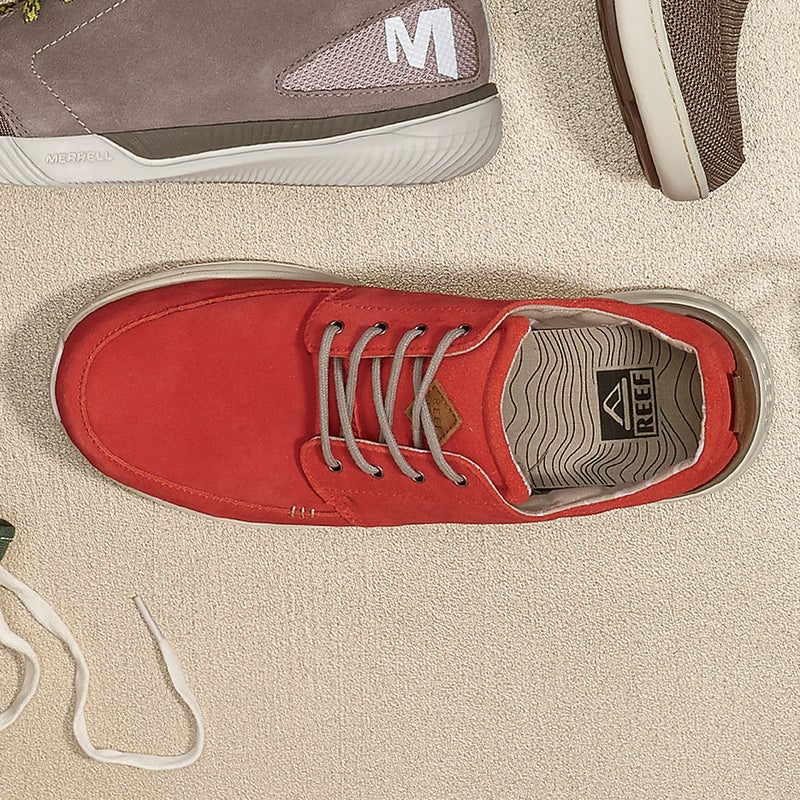 This is the most comfortable Reef shoe ($80) we’ve worn. It also looks classy enough for a night out and provides more than enough grip for seaside exploring. reef.com