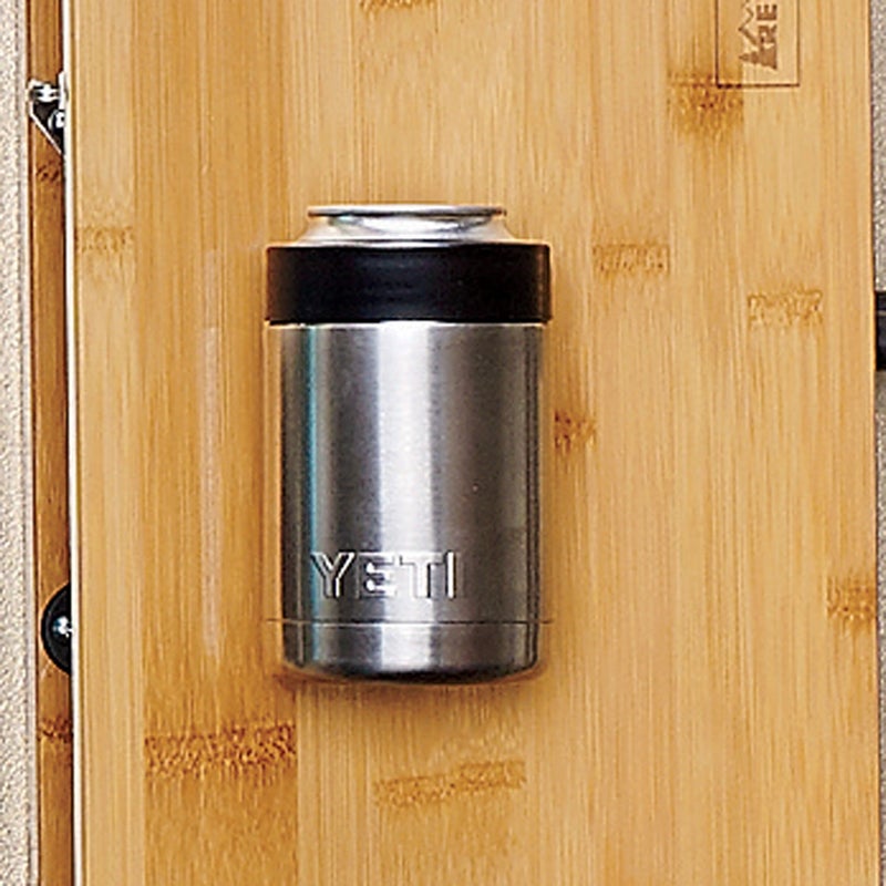According to our totally unscientific tests, the double-wall, stainless-steel Colster thermos ($30) kept adult beverages cold about a thousand times longer than a koozie. yeticoolers.com 