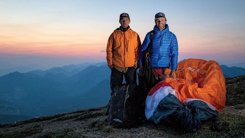 Gadd (left) and McClurg on Mount Aeneas, near the expedition's end.