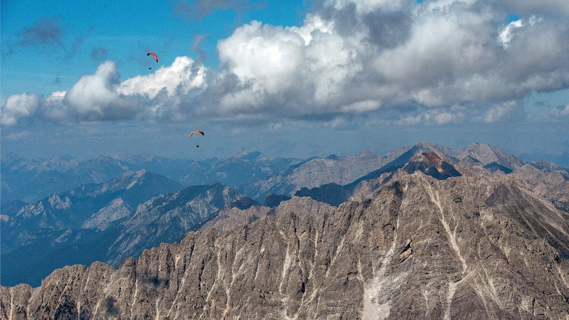 McClurg and Gadd in flight.