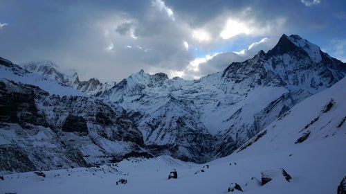 Annapurna Sanctuary, a trek in north-central Nepal.