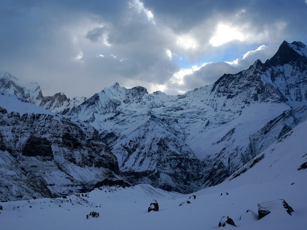 Annapurna Sanctuary, a trek in north-central Nepal.