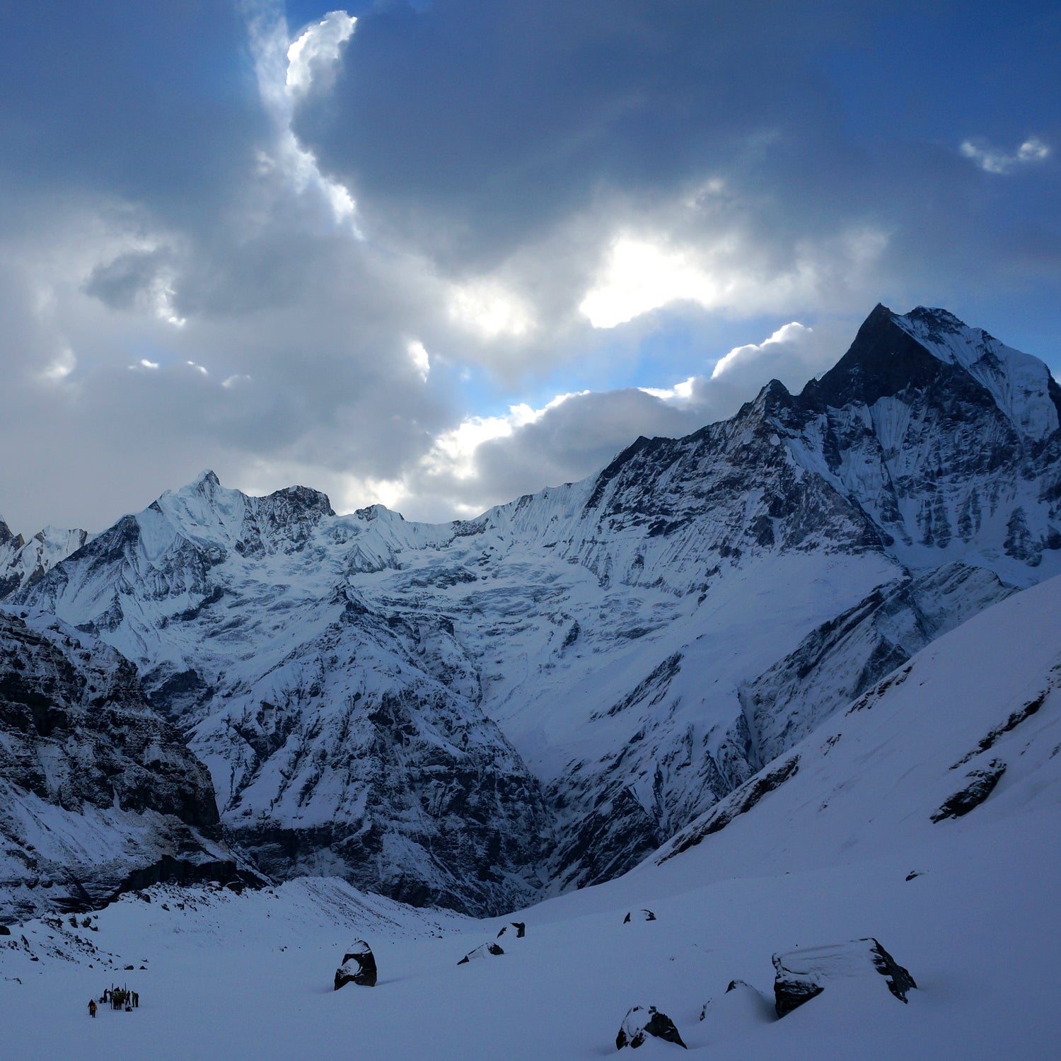 Annapurna Sanctuary, a trek in north-central Nepal.