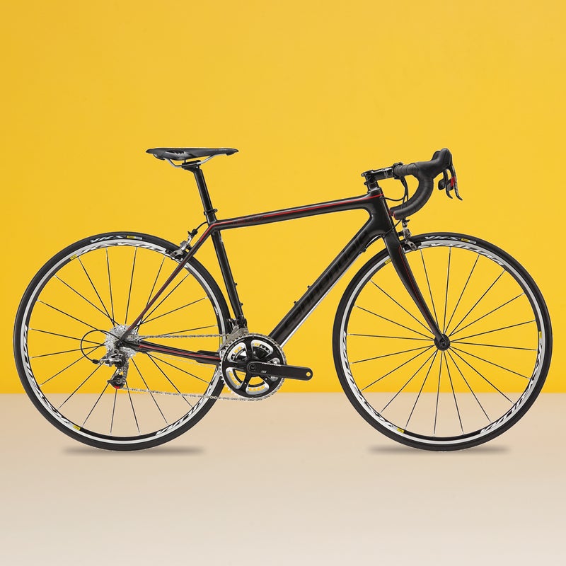 Best For: Going FastMost road racers—with their short wheel bases and steep drops—are stiff and twitchy, which is great in a criterium but uncomfortable for longer days. The 15.2-pound SuperSix ($4,440), on the other hand, is responsive but compliant. Cannondale achieved this by building flex into the chain- and seatstays and engineering the carbon fork to absorb shock. It’s not as plush as an endurance roadie like the -Bianchi, but it’s more aggressive. Ours came with a SRAM Red drivetrain, which saved weight but proved finicky, and shallow drop bars that worked well with small hands. cannondale.com