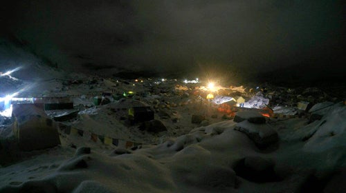 At Everest Base Camp, rescuers are working through the night to triage and care for the injured.