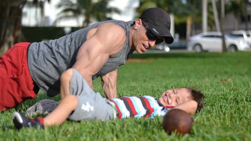 Melih F. Cologlu with his son Cutler.