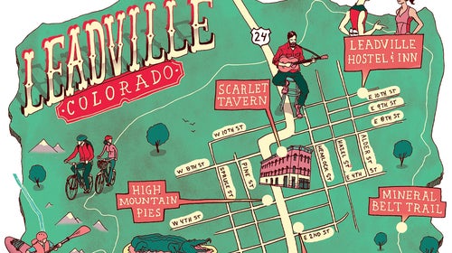 Perched 10,152 feet above sea level and ringed by fourteeners, Leadville is the epitome of the Colorado high country. After silver was struck here in 1877, the town swelled from a handful of inhabitants to a population of 30,000 in just three years, attracting miners, merchants, opera singers, and gamblers. When the silver was gone, so went the people, leaving behind piles of tailings and sturdy Victorian buildings. Now home to the iconic Leadville 100 mountain bike race and ultramarathon, the town is experiencing a second, slower boom, with mountaineering, fishing, and bike shops replacing brothels. Thankfully, the saloons are still there.