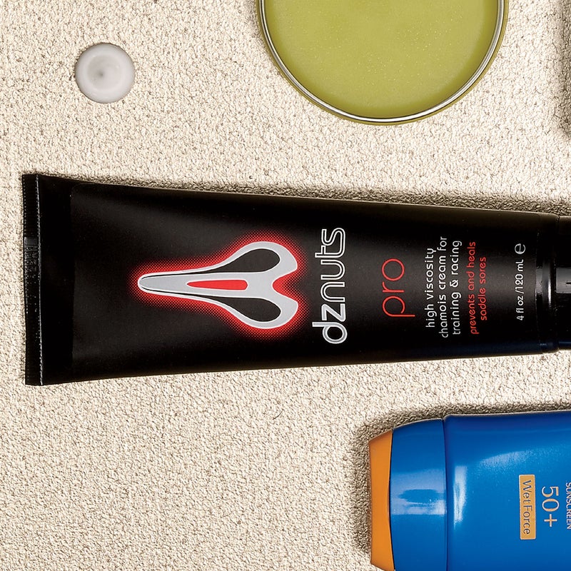 Time-trial specialist Dave Zabriskie worked with a pharmaceutical scientist to create a chamois formula ($24) that goes on your nethers like a good moisturizer while also fighting bacteria. It’s a peloton favorite. dz-nuts.com