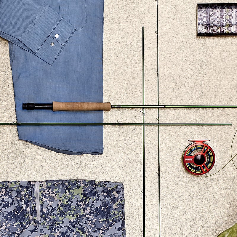 The medium-fast Accel ($595) is ideal for throwing tiny dry flies. It’s our new favorite for sneaking out to fish the evening caddis hatch. sageflyfish.com