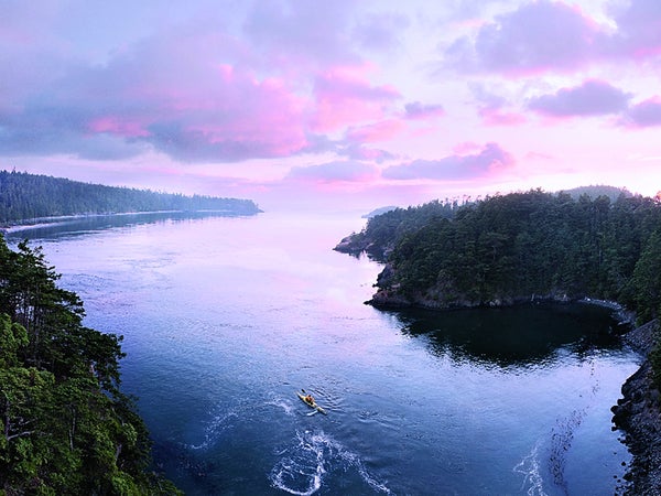Sea-kayaking the San Juans