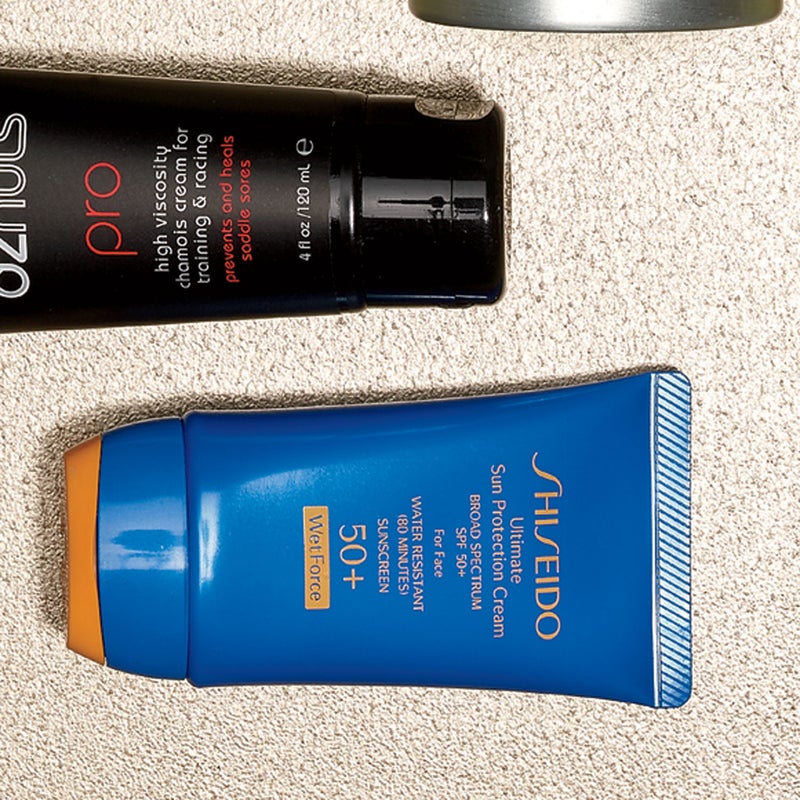 Unlike the many sunscreens that run off your skin the moment you start to perspire, this Japanese cream ($36) was created with sweat in mind: its UV barrier actually strengthens upon contact with moisture. shiseido.com