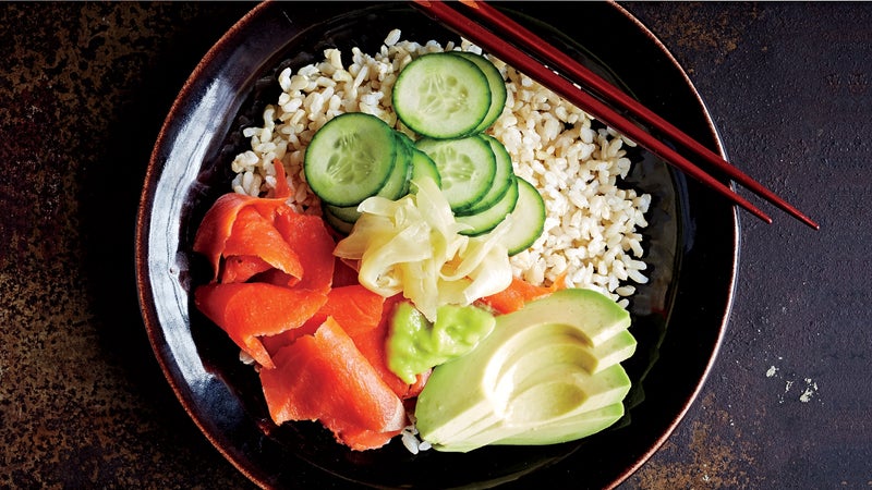 Melisas Arnot's sushi roll, deconstructed.