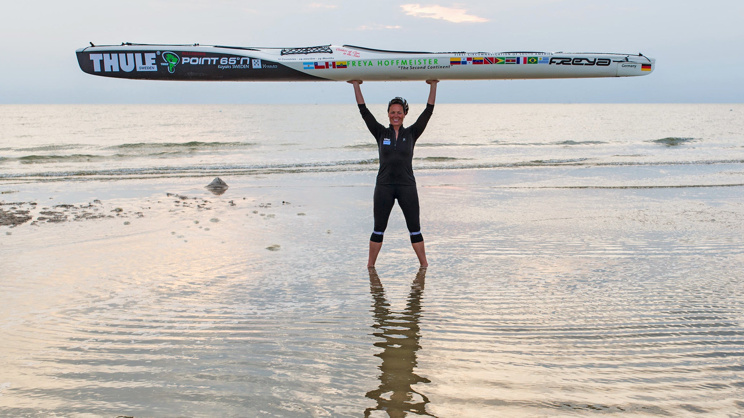 Freya Hoffmeister completed the journey around South America in an 18-foot kayak in just under four years.