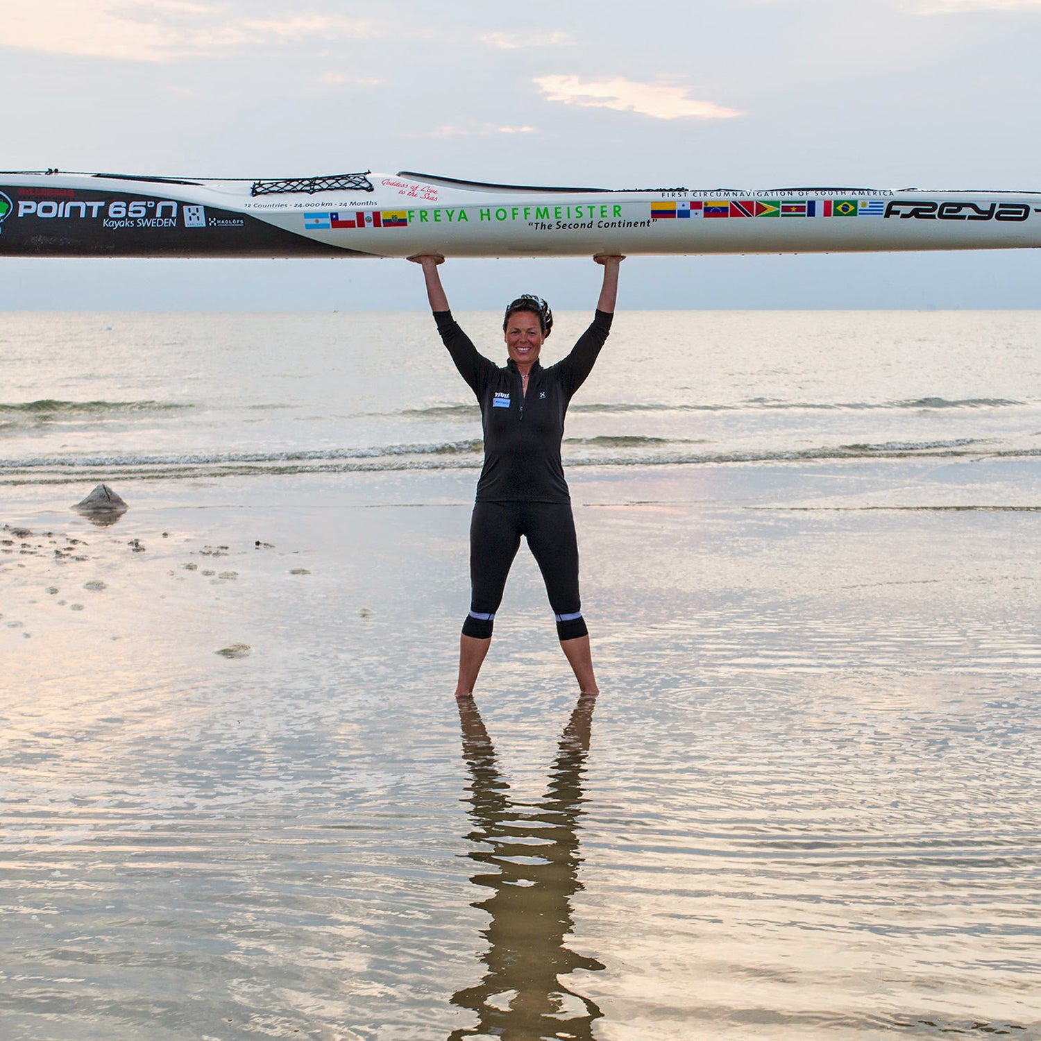 Freya Hoffmeister completed the journey around South America in an 18-foot kayak, in just under four years.