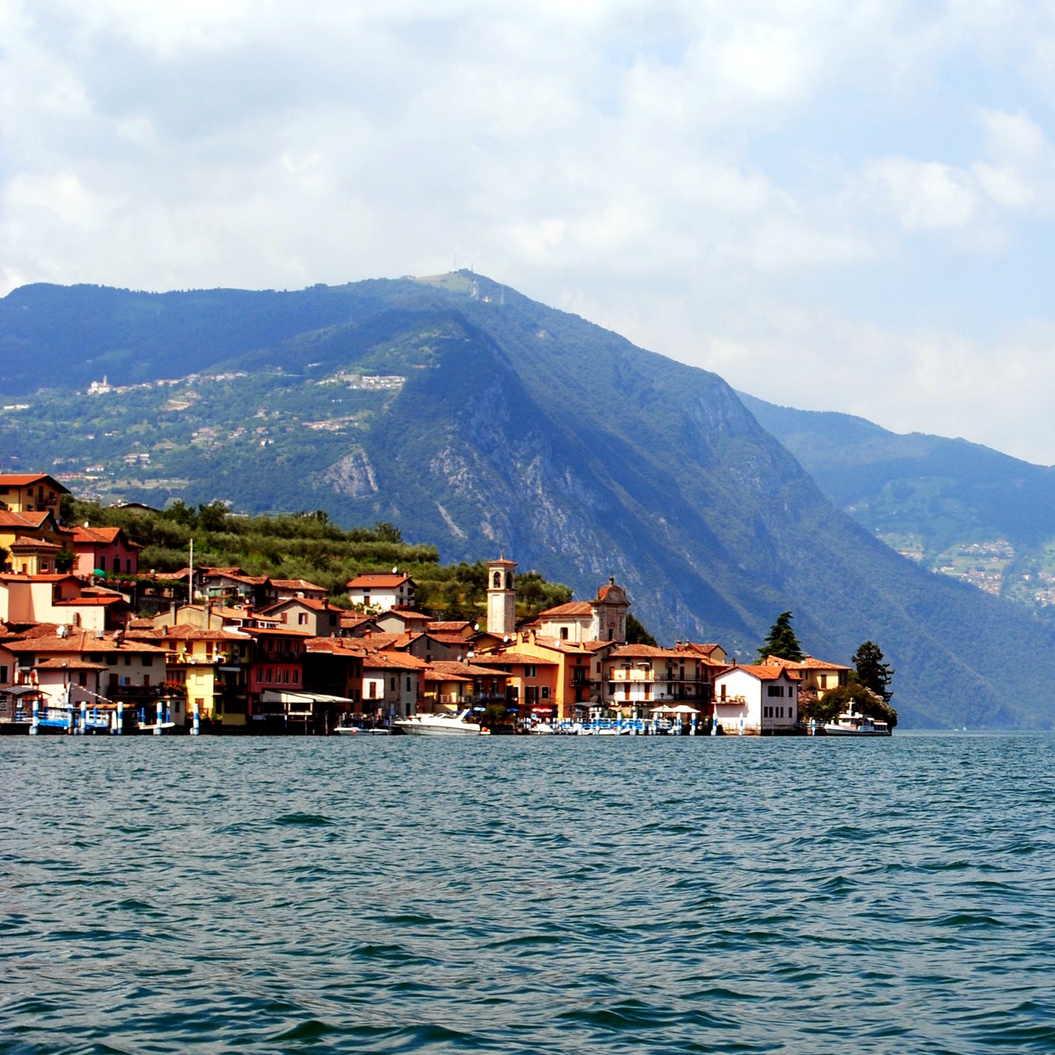 Christo plans to connect Italy's Lake Iseo with a pier on which visitors can walk.