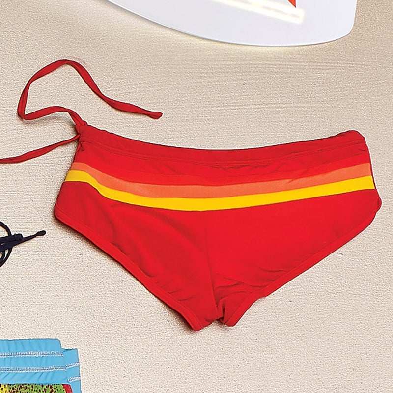 Surf, swim, paddle, or soak up the sun—these shorts ($120) provide the right amount of stay-in-place coverage. A side drawstring adjusts the waist so there’s no sag. mi-ola.com