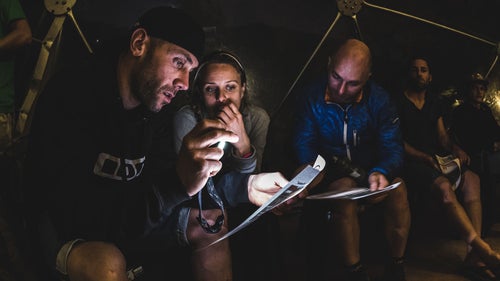 Each evening, officials briefed the riders on the upcoming stage. Riders weren’t allowed to pre-ride any of the stages: good maps and course descriptions were critical.