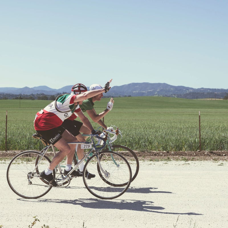 L’Eroica is one of the few bike events where you’ll see octogenarians freely mixing it up with twentysomethings.