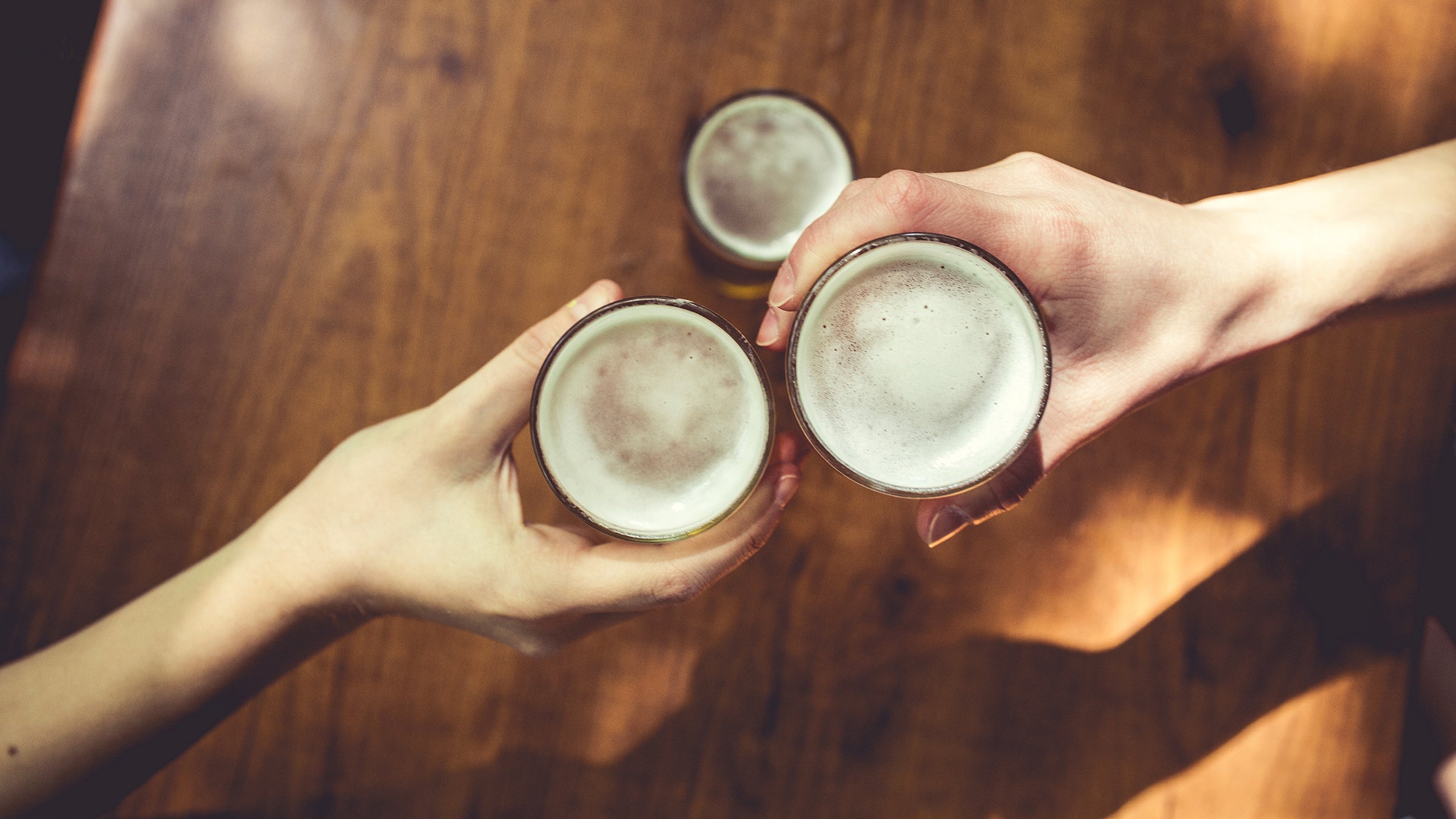 Blow the froth off a couple after exploring the many lakes of Ansel Adams Wilderness.