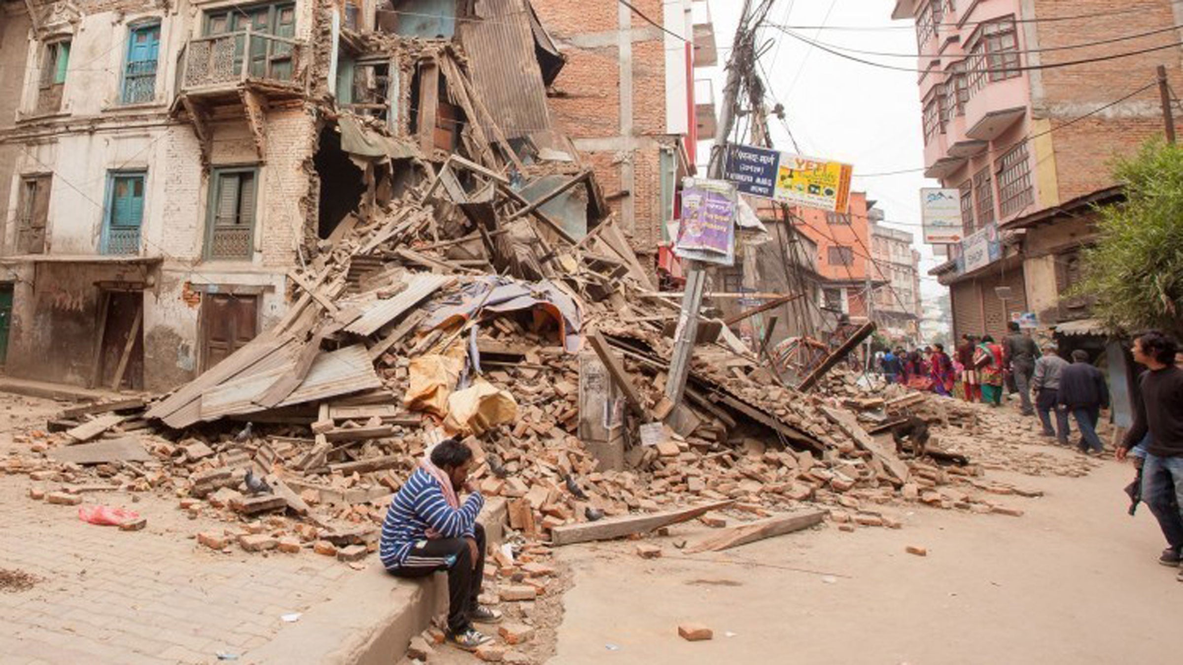 Tuesday afternoon’s magnitude 7.3 earthquake adds to the devastation of the quake that hit Nepal on April 25.