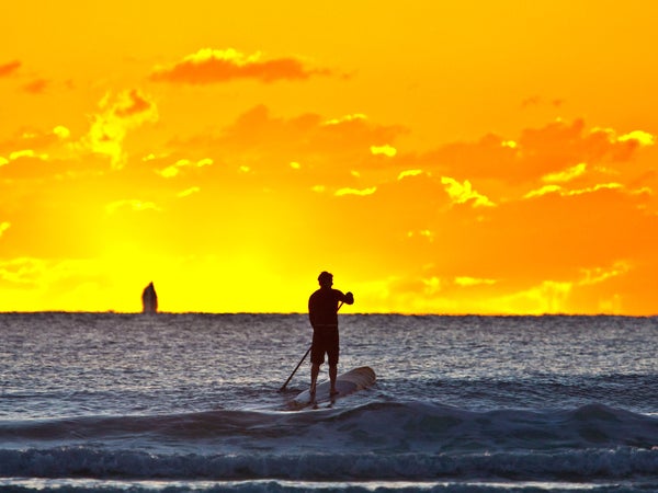 Stand-up paddleboarding is really just a matter of balance and form. If you can master those basics, you'll be golden.