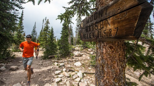 Jason and Andrew Dorais in Utah’s Uinta Mountains.