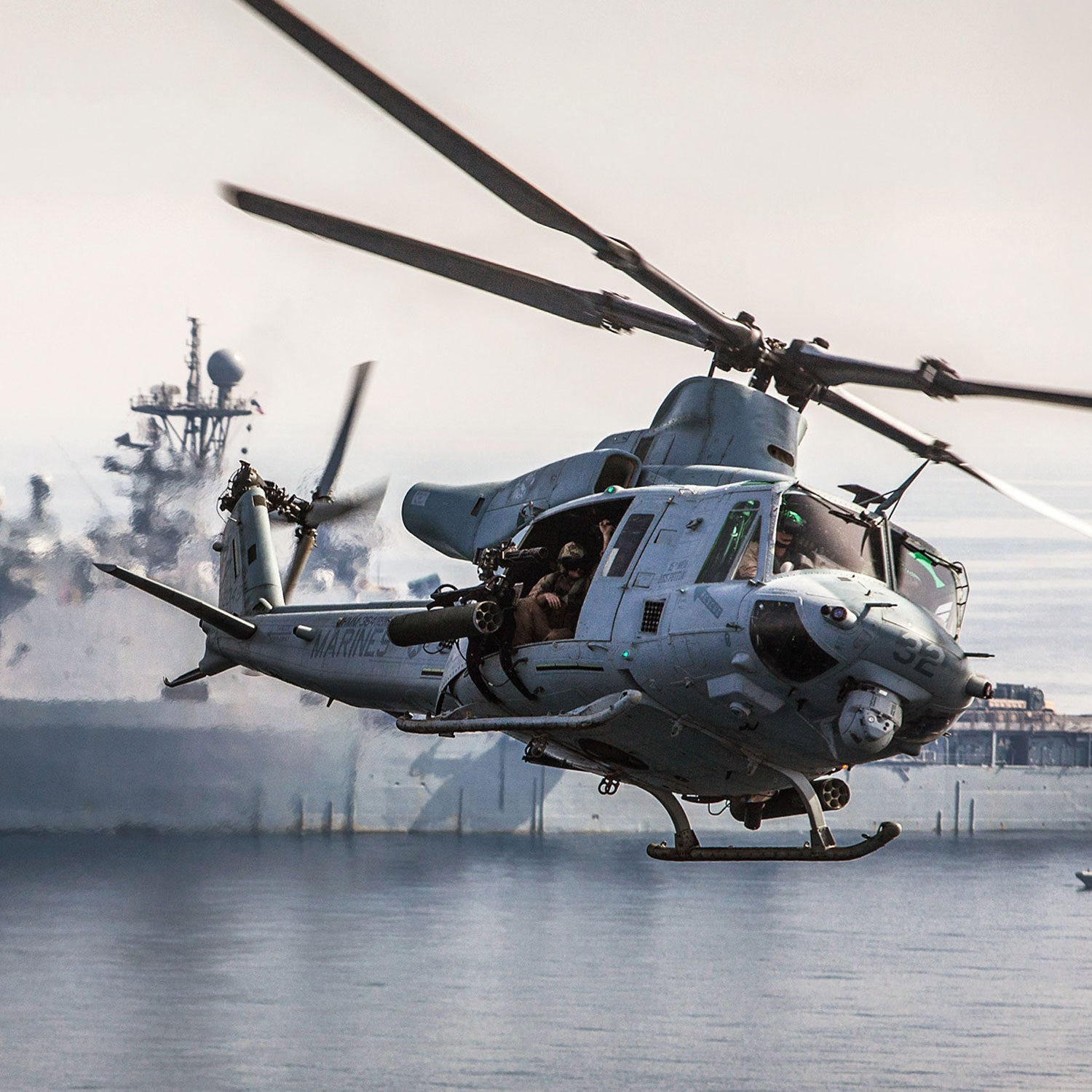 A team sent by the U.S. Marines identified the wreckage as the missing helicopter, the UH-1 