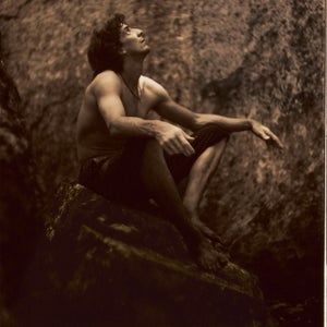 Dean Potter near the base of El Capitan in June, 2002.