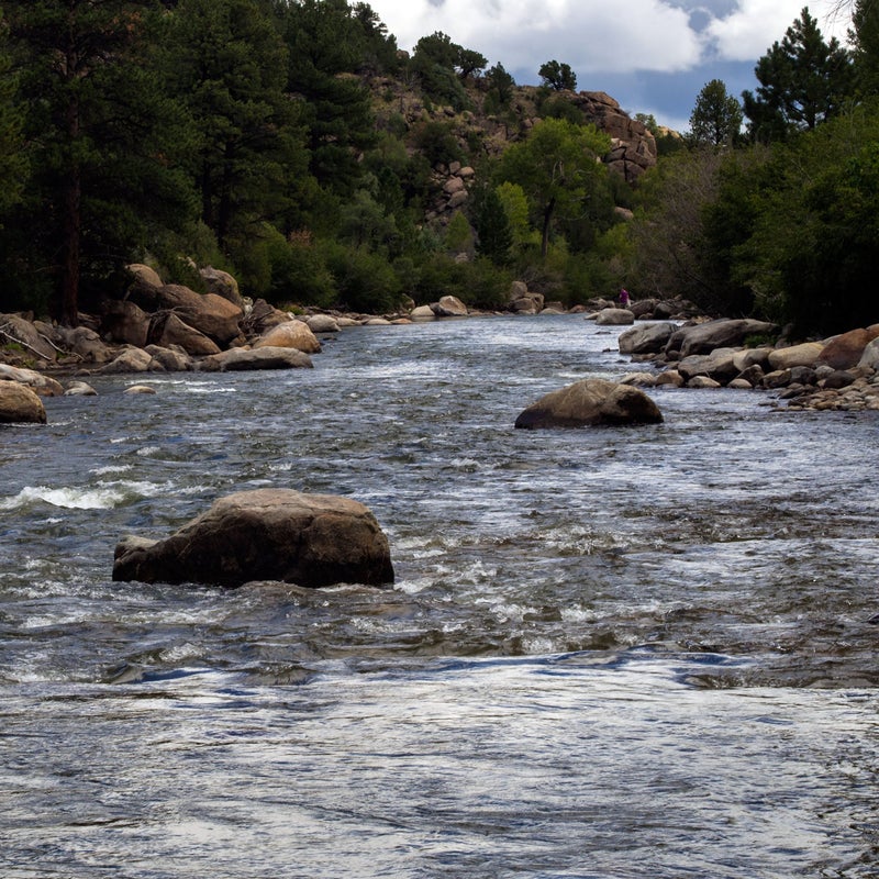 The Arkansas River.